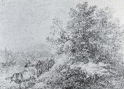 Thomas Gainsborough, Ox Cart by the Bands of a Navigable River